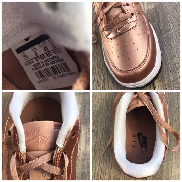 NWT Nike Air Force 1 SE GS Bronze W - Picture 6 of 8